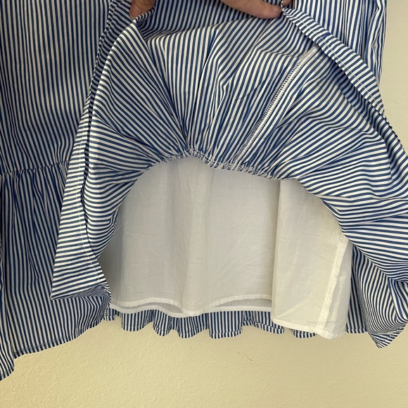 *NWT* J. Crew Embroidered Popover Dress With Ruffle Hem & Pockets - Picture 12 of 16